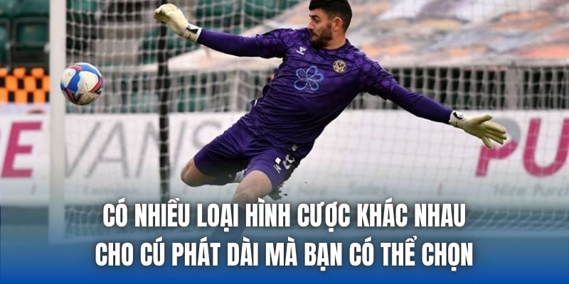 Có nhiều loại hình cược khác nhau cho cú phát dài mà bạn có thể chọn